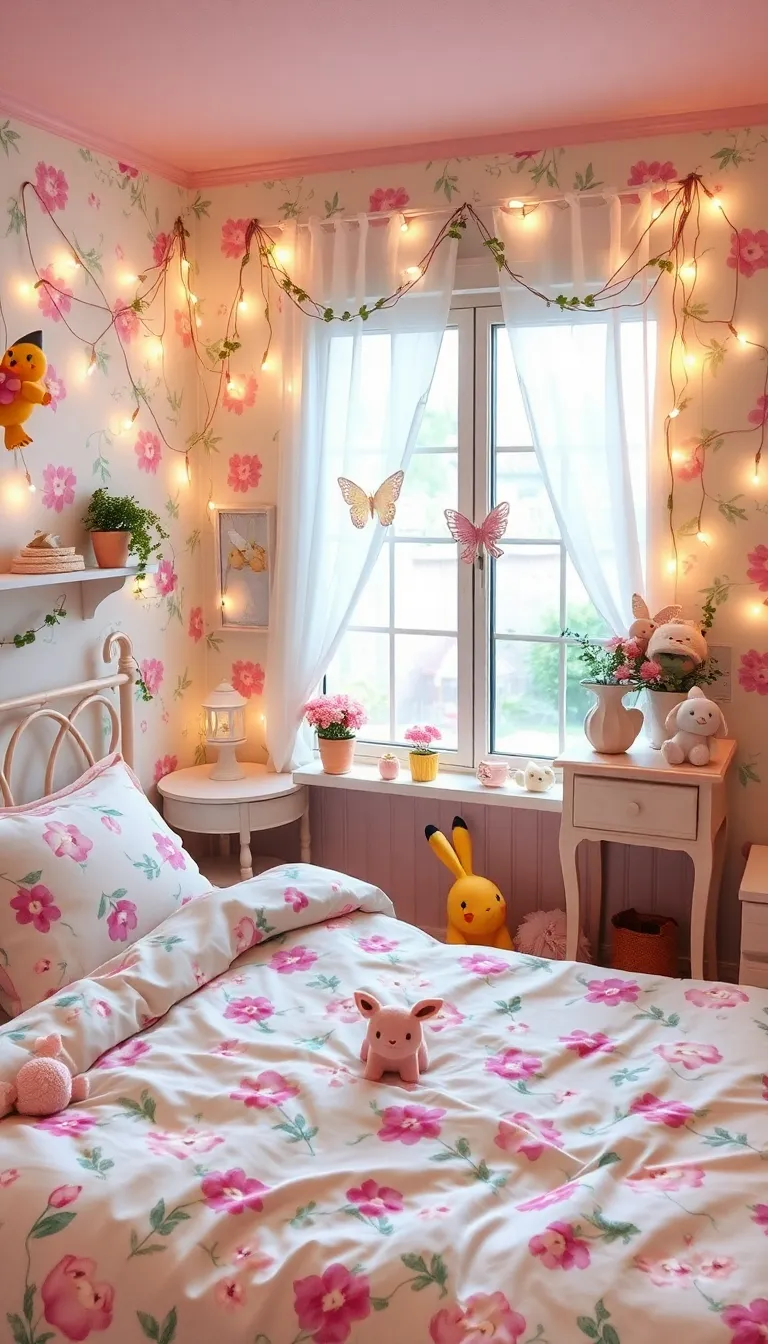 22 Pokémon Room Themes That Will Make Your Heart Go 'Pika Pika!' - 9. Fairy Garden Retreat