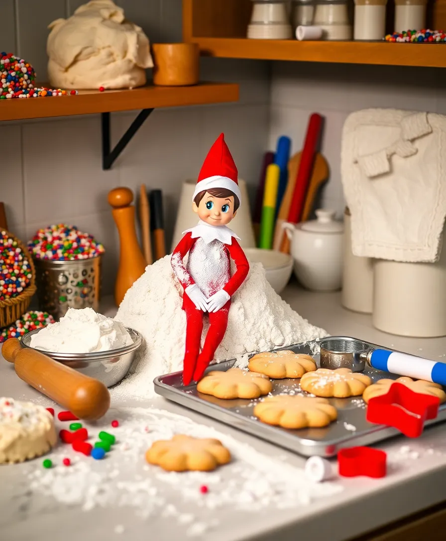 How to Start Easy Elf on the Shelf Ideas for a Magical Christmas Wallpaper! - 1. Elf Adventures in the Kitchen