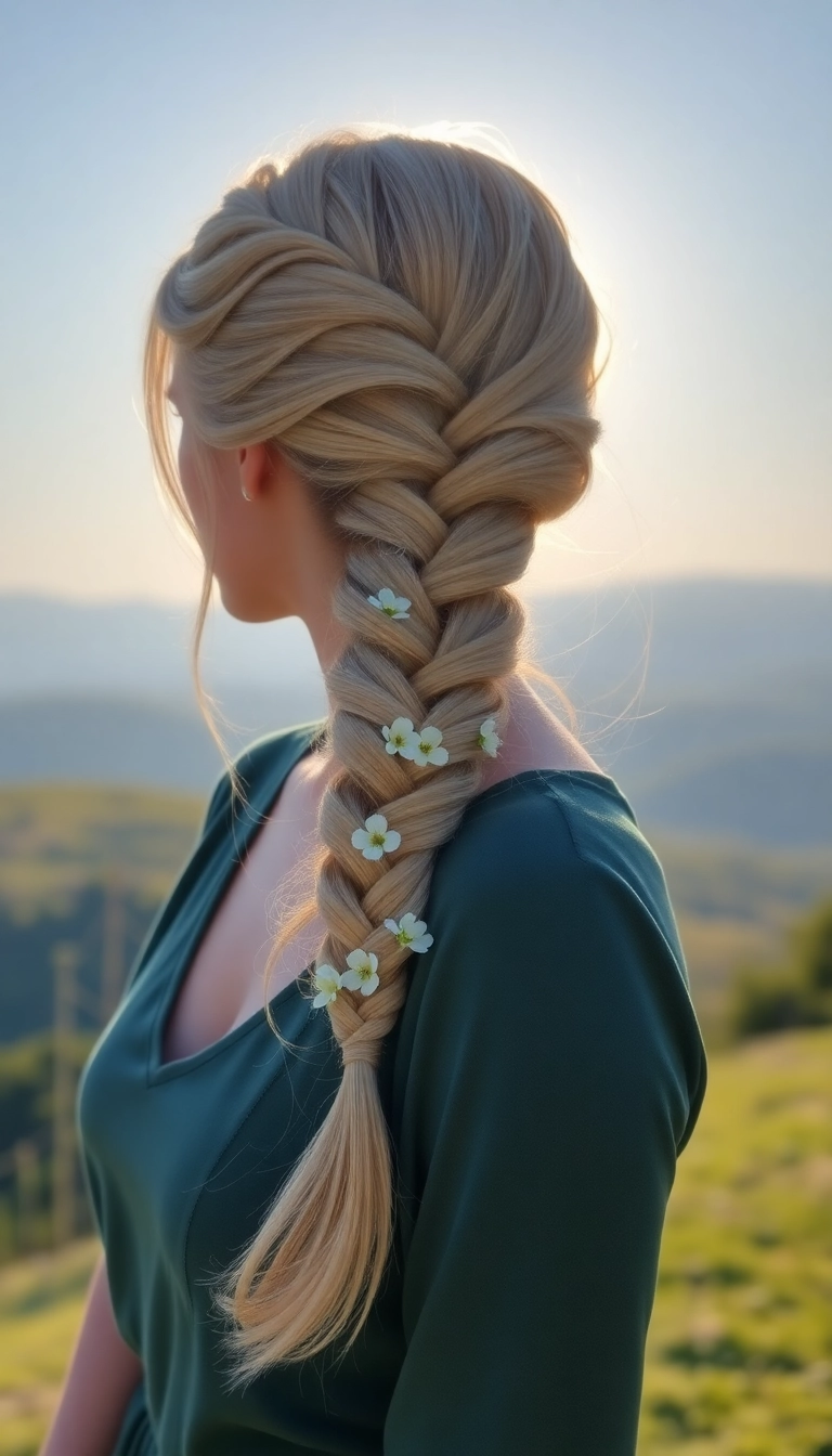 22 Stunning Hairstyles for Long Fine Hair That Will Transform Your Look! - 8. Fishtail Braid