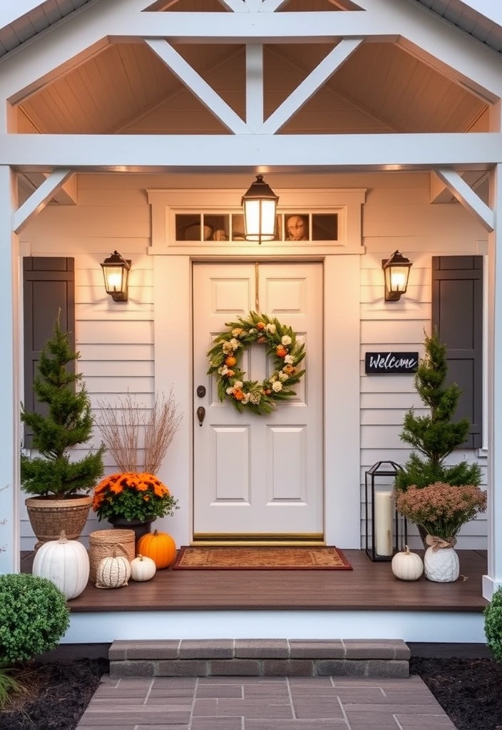 20 Dream House Exterior Farmhouse Style That Will Make You Swoon (Especially #12!) 20 20 Farmhouse Style Exteriors That Will Make You Swoon (Especially #12!) - 20. Farmhouse with a Welcoming Entryway