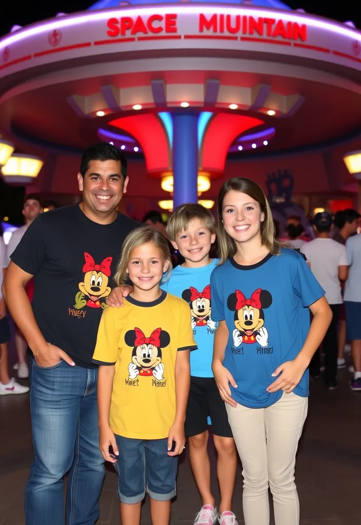 15 Fun Disney Park Outfits for Every Family Adventure (You’ll Love #10!) - 3. Comfortable Family Matching Tees