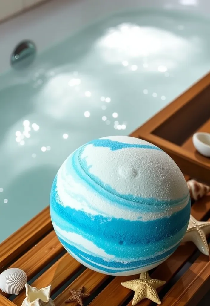 15 Irresistible Bath Bombs That Will Make You Fall in Love with Bath Time Again! - 1. Ocean Breeze Bath Bomb