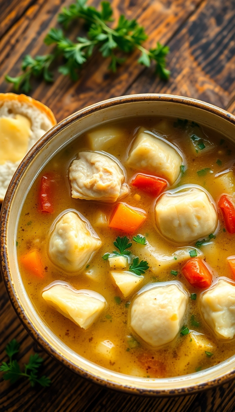 21 Chicken and Dumpling Soup Ideas That Will Warm Your Heart (And Your Belly!) - 1. Classic Chicken and Dumpling Soup