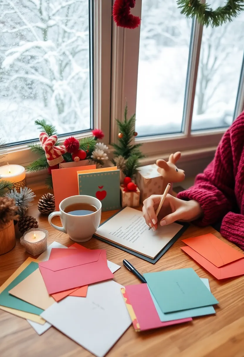 25 Cozy Winter Self Care Ideas That Will Melt Your Stress Away! (You’ll Love #16!) - 19. Write Letters to Loved Ones