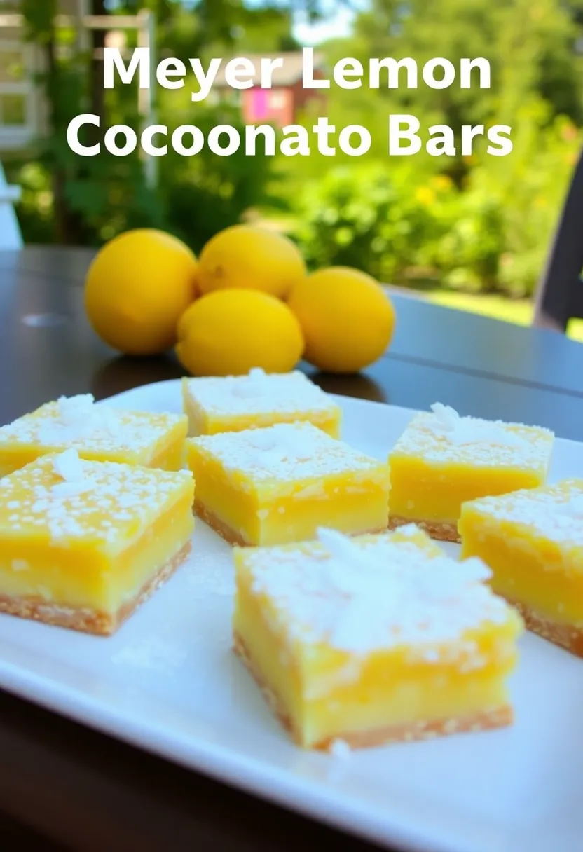 25 Refreshing Meyer Lemon Recipes Perfect for Summer (Wait Until You Taste #8!) - 16. Meyer Lemon Coconut Bars