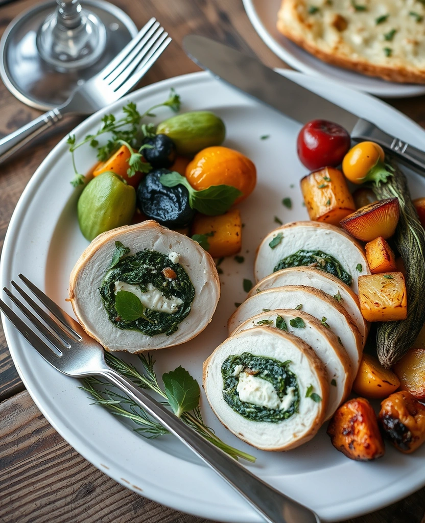 10 Easy Dinner Recipes That Are Perfect for Busy Weeknights! - 9. Spinach and Feta Stuffed Chicken