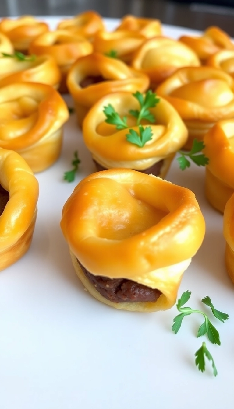 21 Festive Christmas Party Food Ideas That Will Wow Your Guests (You Won't Believe #10!) - 3. Mini Beef Wellington Bites