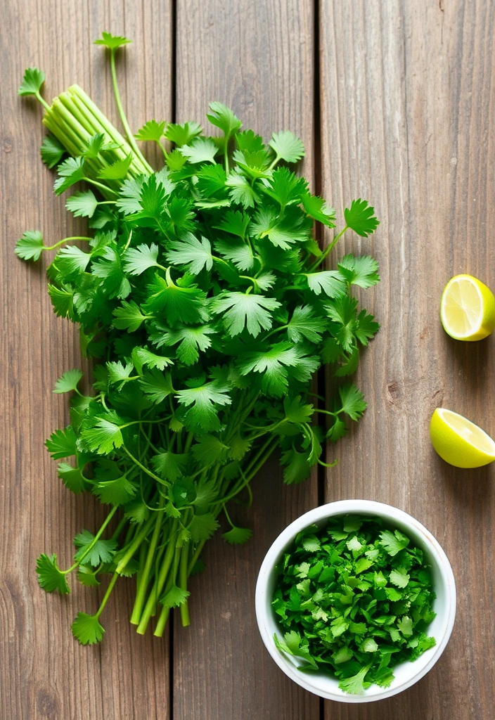 22 Healthy Foods That Detoxify Your Body and Promote Healing! - 16. Cilantro