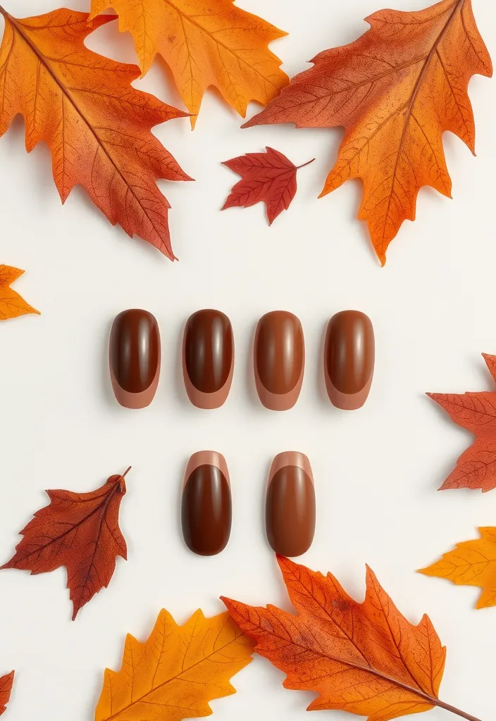 Brown Color Palette: The Ultimate Guide to Aesthetic Beauty Trends! - 10. Brown Tones in Nail Art: Earthy Elegance