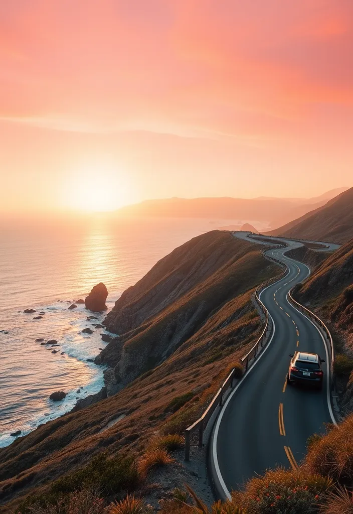 14 Empowering Solo Travel Ideas for Your Summer Bucket List (You Deserve This!) - 2. Road Trip Along the Pacific Coast Highway