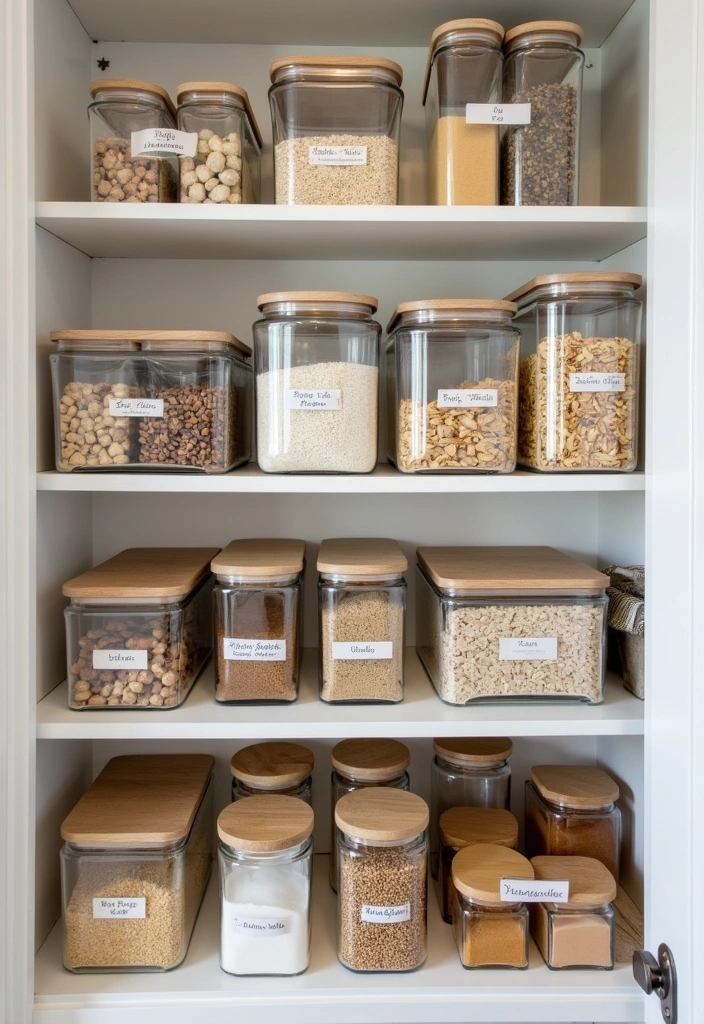 12 Minimalist Home Ideas That'll Help You Declutter Your Life (And Feel Amazing!) - 5. Organize with Clear Containers