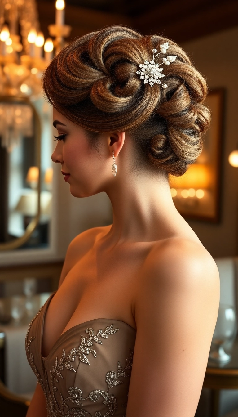 23 Timeless 1940s Hairstyles That Will Make You Feel Like a Hollywood Star! - 2. The Elegant Updo