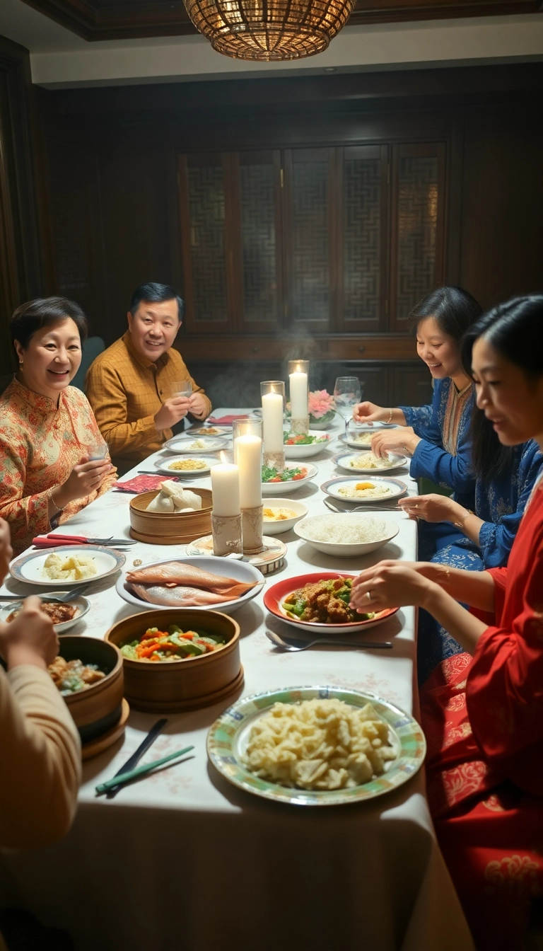 25 Fun Chinese New Year Activities for Families to Enjoy Together (Make Memories!) - 3. Family Reunion Dinner