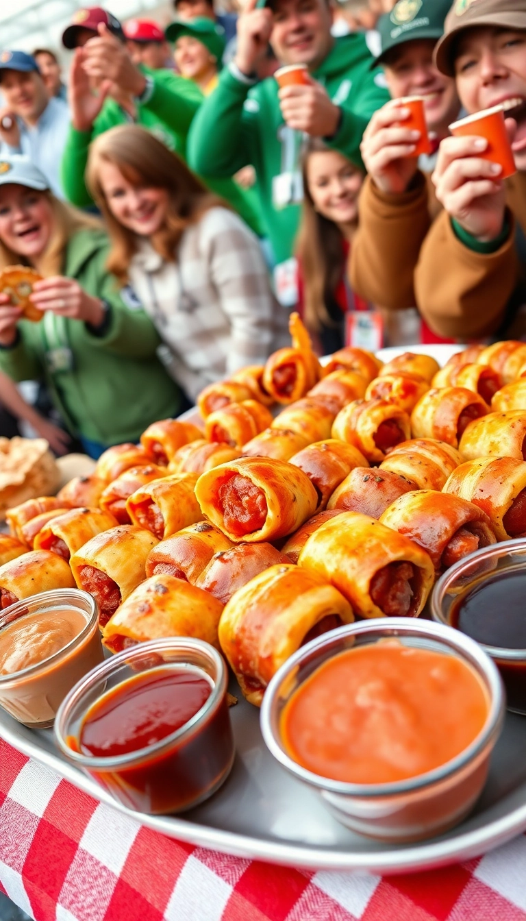 20 Tailgate Food Ideas That Make Game Day Unforgettable (You Won't Believe #7!) - 19. Pigs in a Blanket