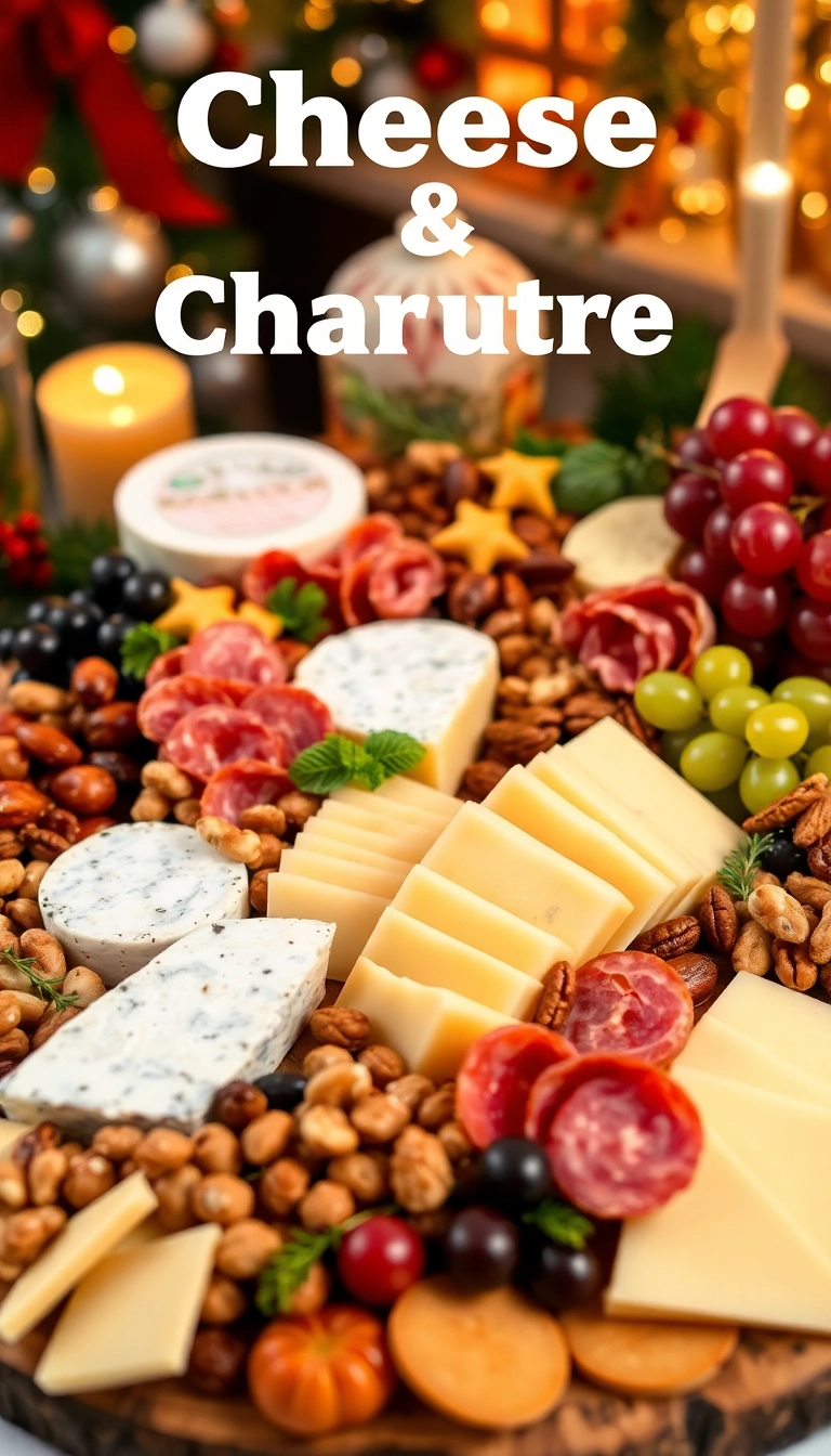 22 Festive Appetizers to Make Your Christmas Party Unforgettable (Don't Miss #7!) - 9. Cheese and Charcuterie Board