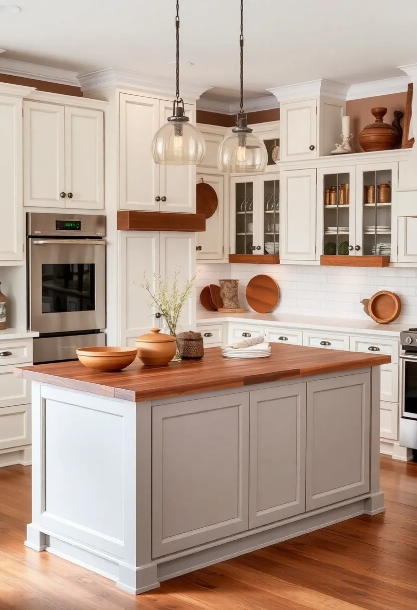 20 Colorful Kitchen Island Ideas That Will Brighten Your Home (Wait Till You See #7!) - 8. Timeless Taupe