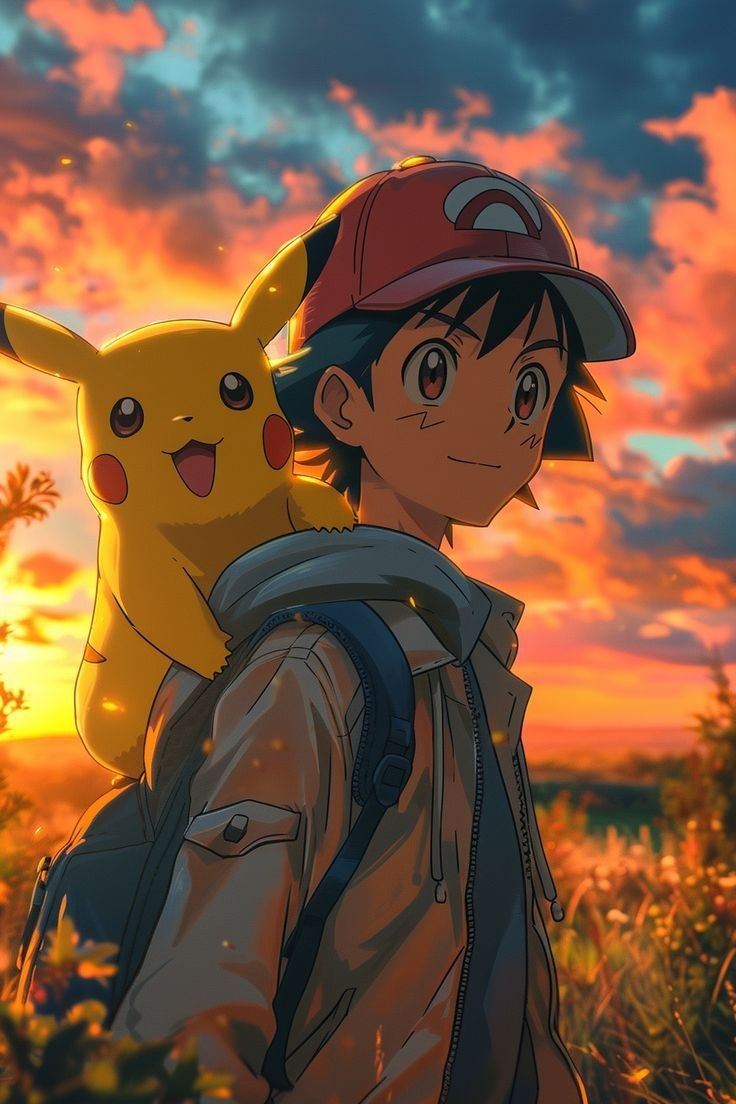 10 Adorable Pokemon Wallpapers For Every Fan (You Won't Believe #7!) - 6. Ash and Pikachu's Journey