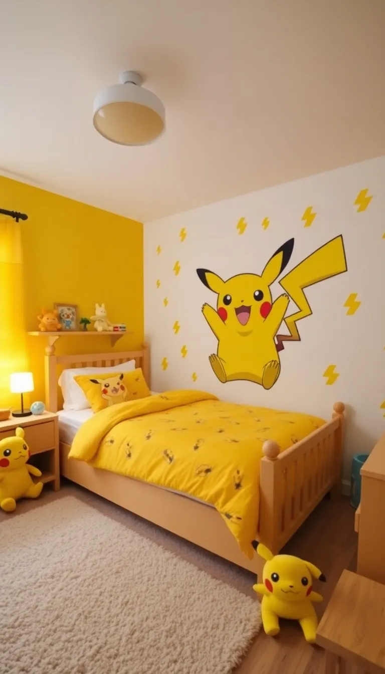 22 Pokémon Room Themes That Will Make Your Heart Go 'Pika Pika!' - 1. Pikachu Paradise