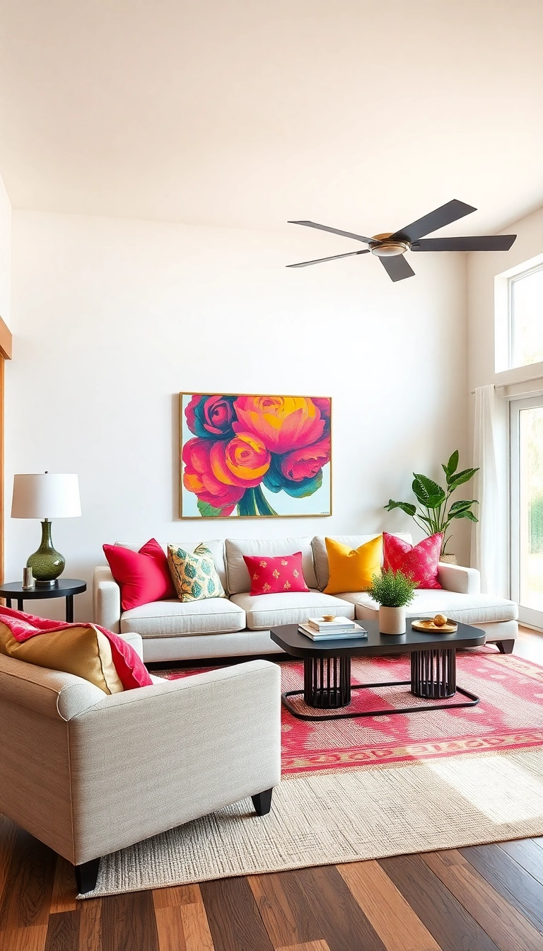 21 Modern Ranch Houses You’ll Love (Prepare to Be Inspired by #4!) - 7. Bold Color Accents