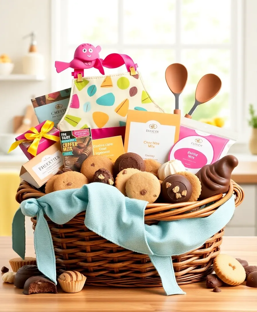 21 Creative Burr Basket Ideas That'll Make Your Best Friend Swoon! - 9. Sweet Tooth Surprise