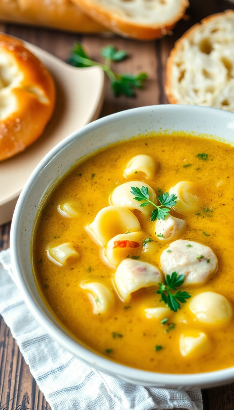 22 Chicken Tortellini Soup Ideas for a Cozy Night In (You Won't Want to Miss #10!) - 13. Chicken Tortellini Soup with Roasted Garlic