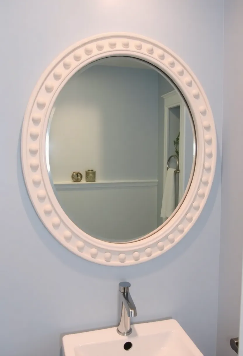 10 Simple DIY Beadboard Ideas To Elevate Your Bathroom Style! - 4. Bead Board Framed Mirror