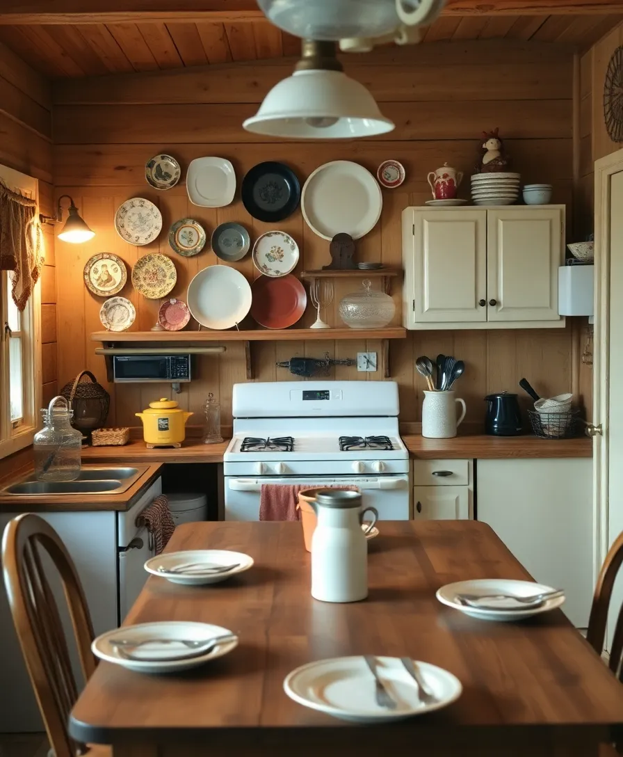 20 Must-See Cabin Weekend Inspo Ideas for a Dreamy Escape (You Won't Believe #7!) - 18. Vintage Kitchenware