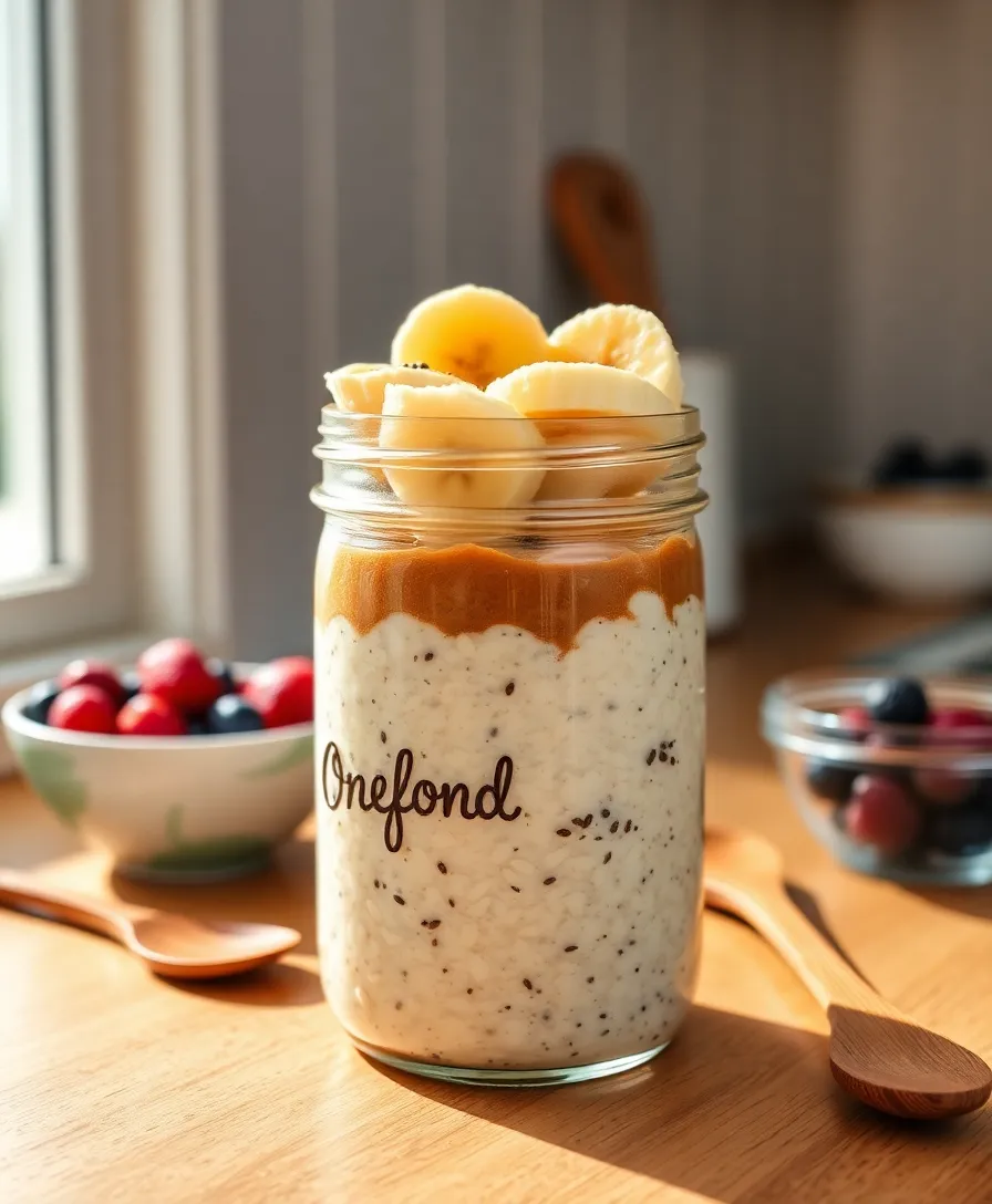 13 Healthy Breakfast Recipes That Will Kickstart Your Day (Especially #11!) - 3. Overnight Oats with Almond Butter