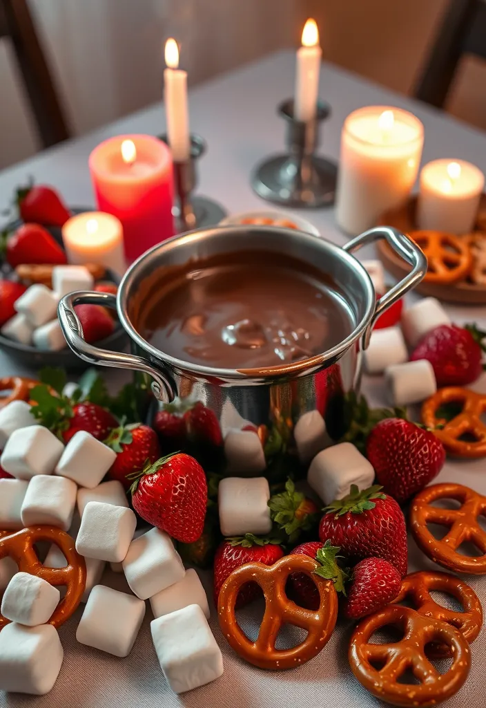 15 Romantic Valentine's Day Dinner Ideas That Will Melt Your Heart (Number 7 Is a Must-Try!) - 7. Chocolate Fondue for Two (A Must-Try!)