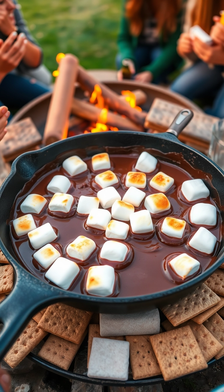 20 Tailgate Food Ideas That Make Game Day Unforgettable (You Won't Believe #7!) - 15. S’mores Dip