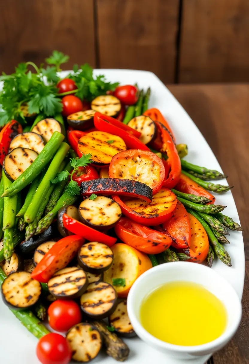 13 Homemade Delicacy Foods That Will Make You Feel Like a Master Chef! (Try #5 Tonight!) - 11. Grilled Vegetable Platter