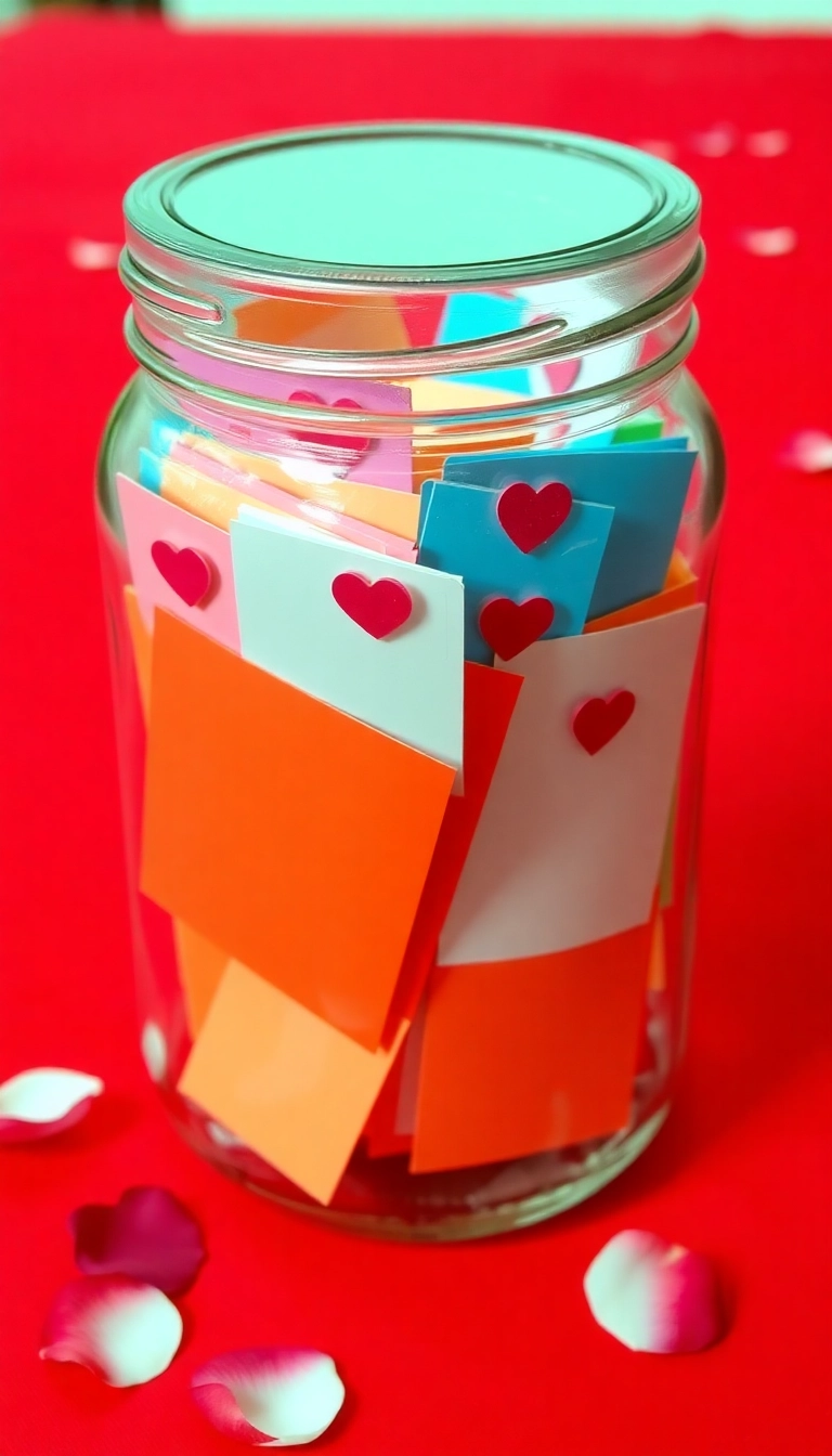 21 Cute Valentine's Day Gifts for Him That Will Melt His Heart (You Won't Believe #7!) - 5. Handmade Love Jar