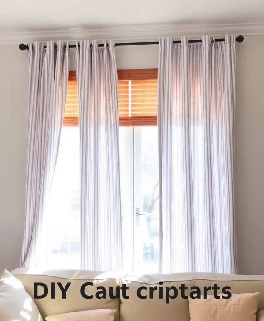 25 Budget DIY Home Decor Ideas That Will Transform Your Space Instantly! - 14. DIY Window Treatments