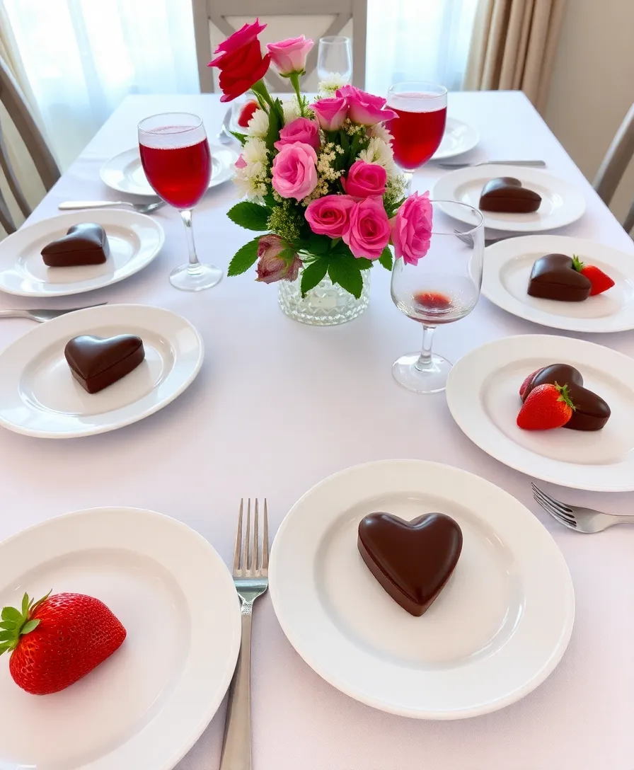 15 Romantic Table Decor Ideas for Valentine's Day That Will Dazzle Your Date! - 10. Edible Decorations