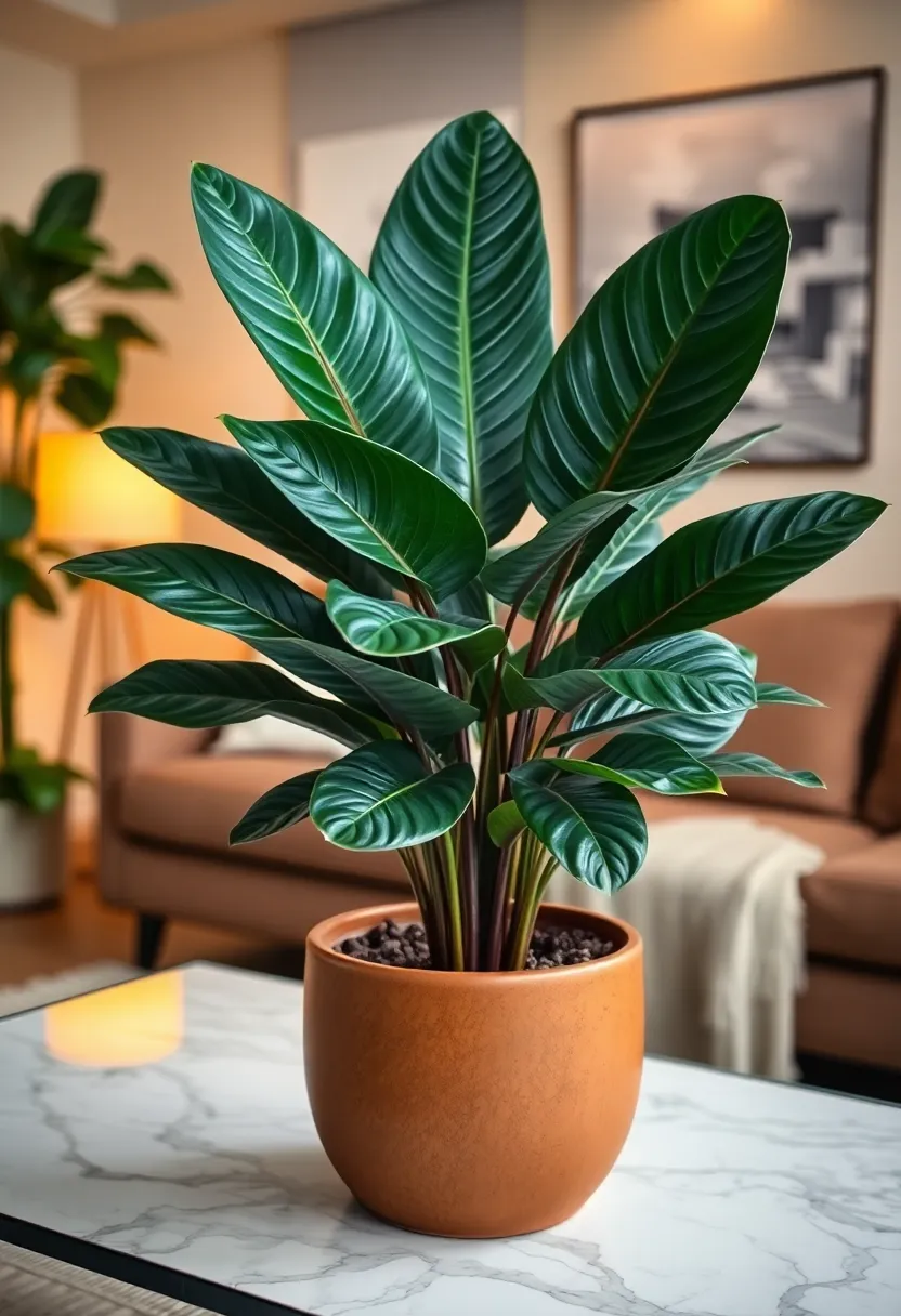 15 Indoor Plants You Need for Instant Calm (Especially #7!) - 9. Rubber Plant (Ficus elastica)