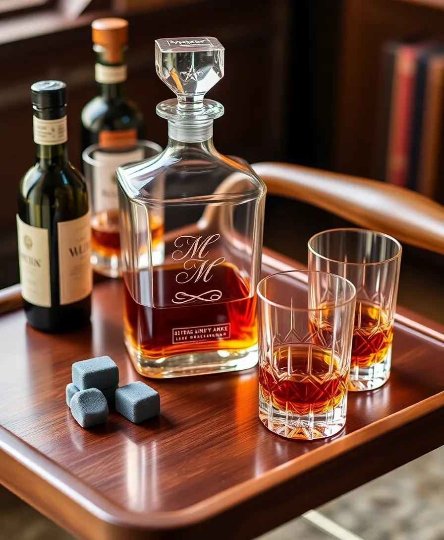 21 Men's Gift Guide: The Ultimate List of Unique Gifts for Every Occasion! - 7. Customized Whiskey Decanter Set