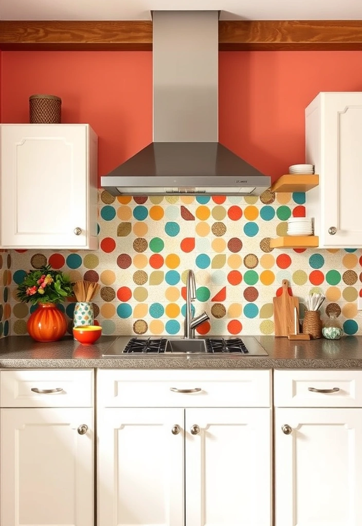 10 DIY Mid-Century Kitchen Decor Hacks That Will Transform Your Space! - 9. Craft a Vintage-Inspired Backsplash