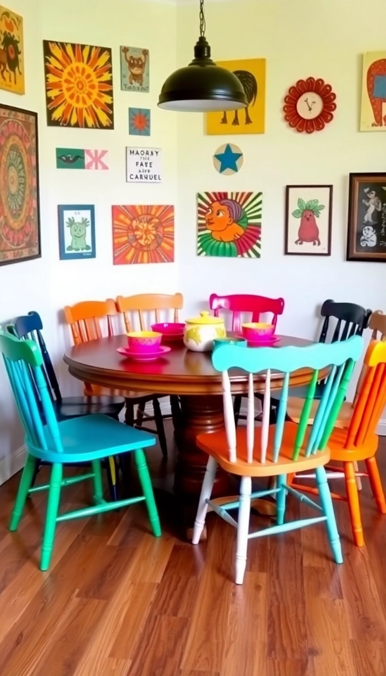 15 Stunning Corner Dining Table Ideas That'll Transform Your Space! - Colorful Eclectic Mix