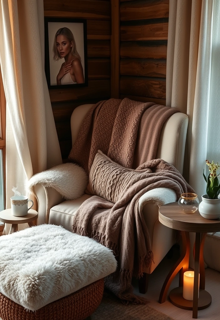 Design Your Sanctuary: 11 Secret Room Decor Ideas for Ultimate Serenity! - 11. Cozy Blankets and Throws