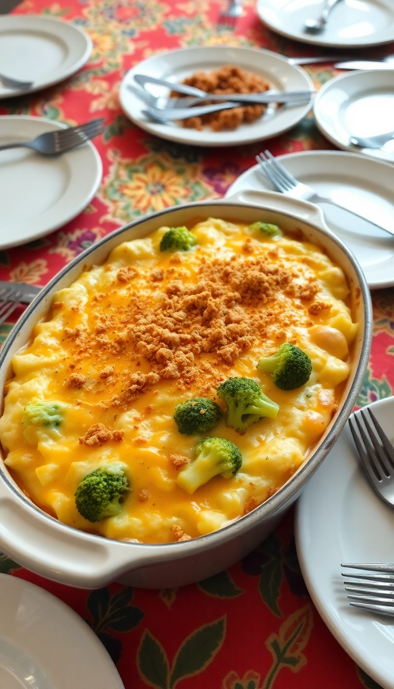 24 Mashed Potatoes Dinner Meals Ideas That Will Make You Drool! - 11. Mashed Potato and Broccoli Casserole