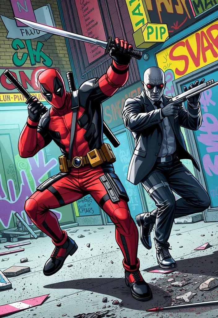 19 Unforgettable Video Game Moments with Marvel Rivals (You Can't Miss #7!) - 3. The Deadly Dance: Deadpool vs. Taskmaster