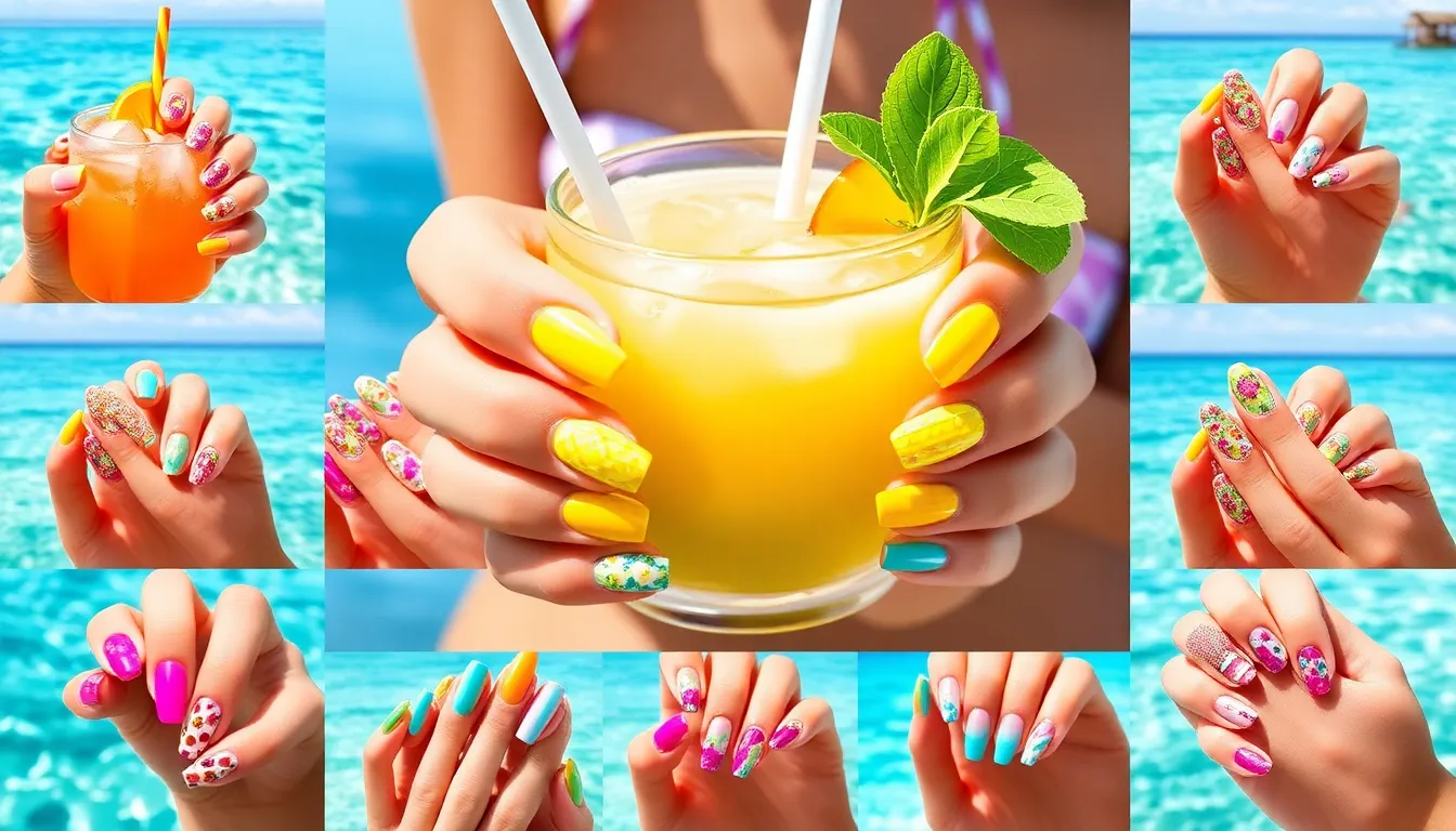 21 Gorgeous Summer Holiday Nail Ideas to Make Your Friends Jealous!