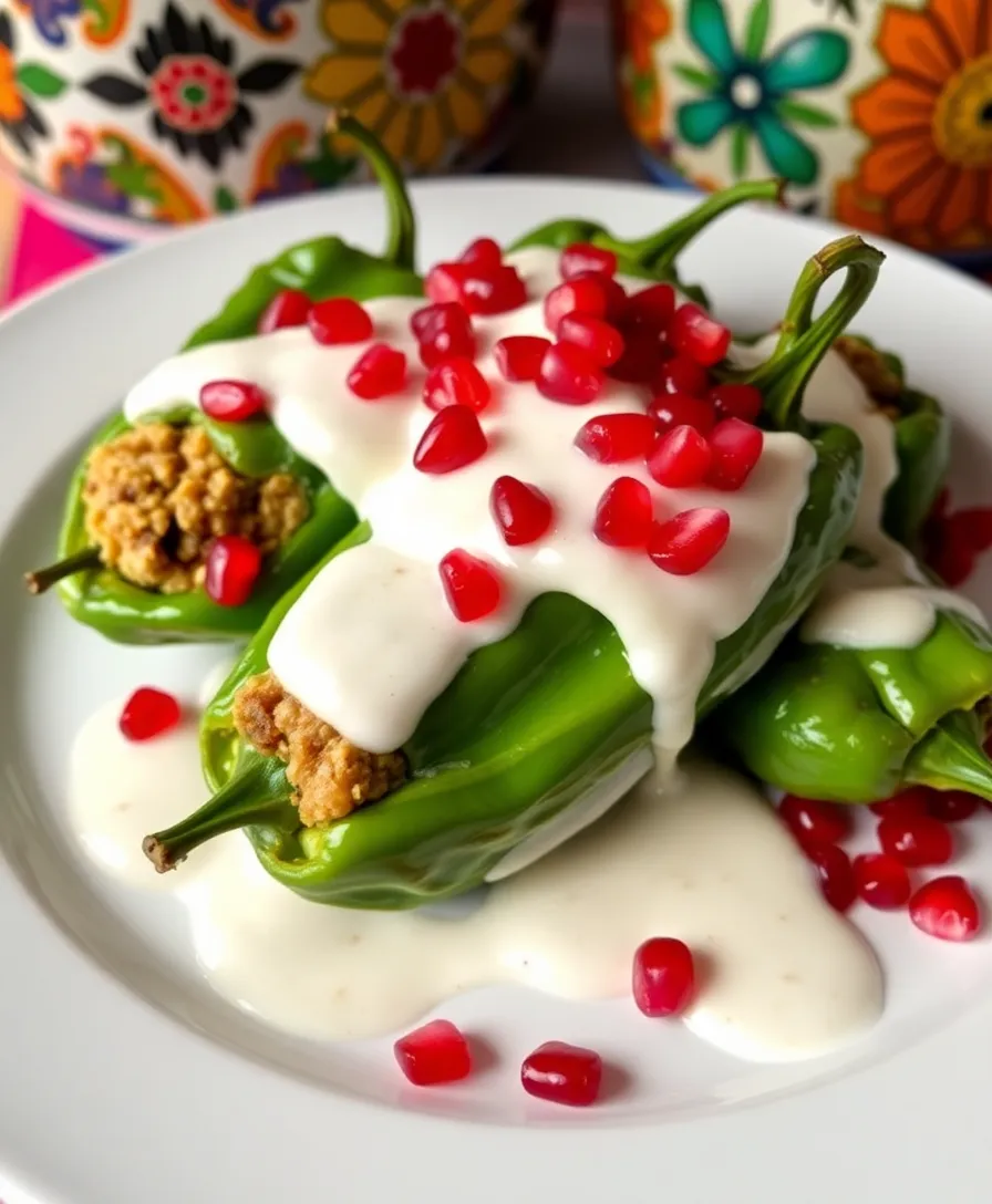 14 Traditional Mexican Food Recipes That Bring the Taste of Mexico to Your Kitchen! - 4. Chiles en Nogada