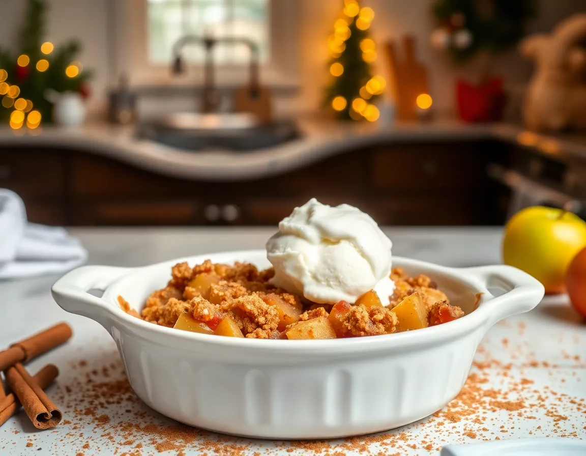 Winter Desserts Recipes: Your Ultimate Guide to Cozy Treats! - 2. Spiced Apple Crisp