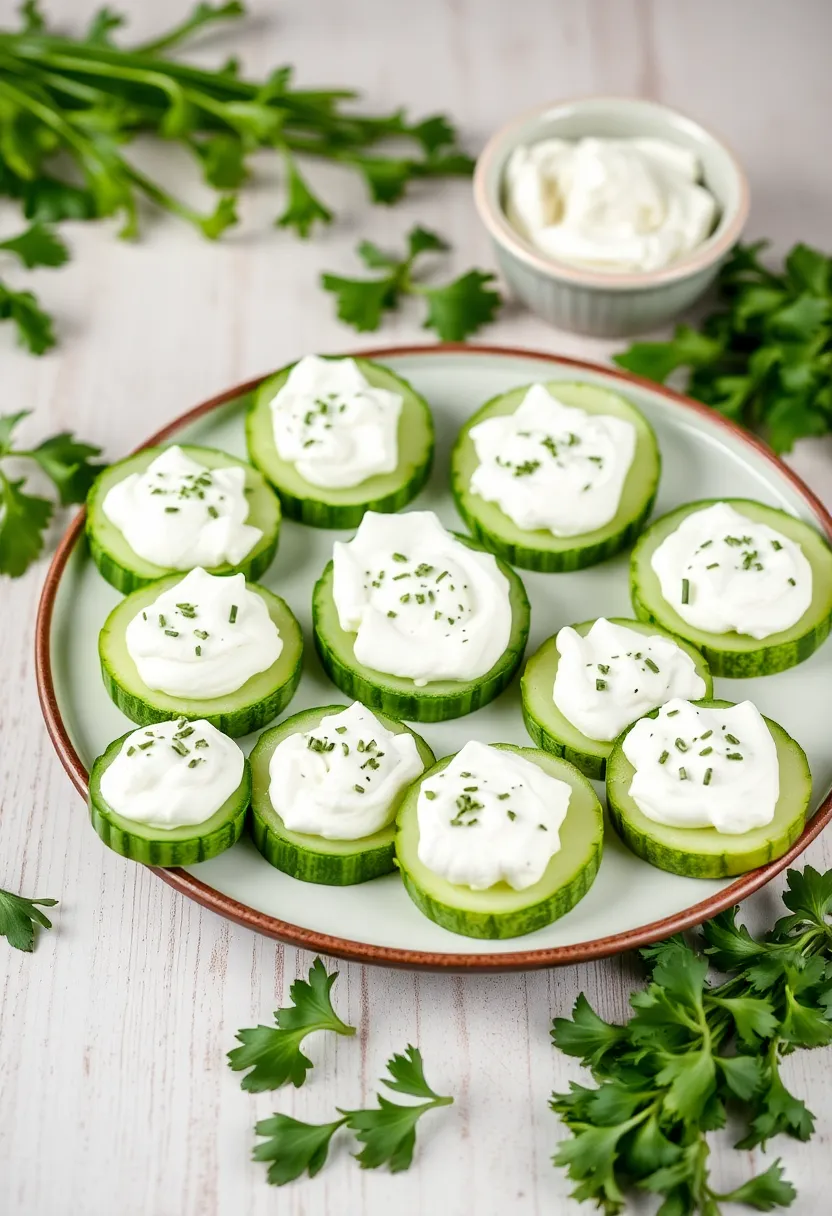 20 Self-Care Snack Recipe Ideas That Are So Delicious You Won't Want to Share! - 16. Cucumber and Cream Cheese Bites