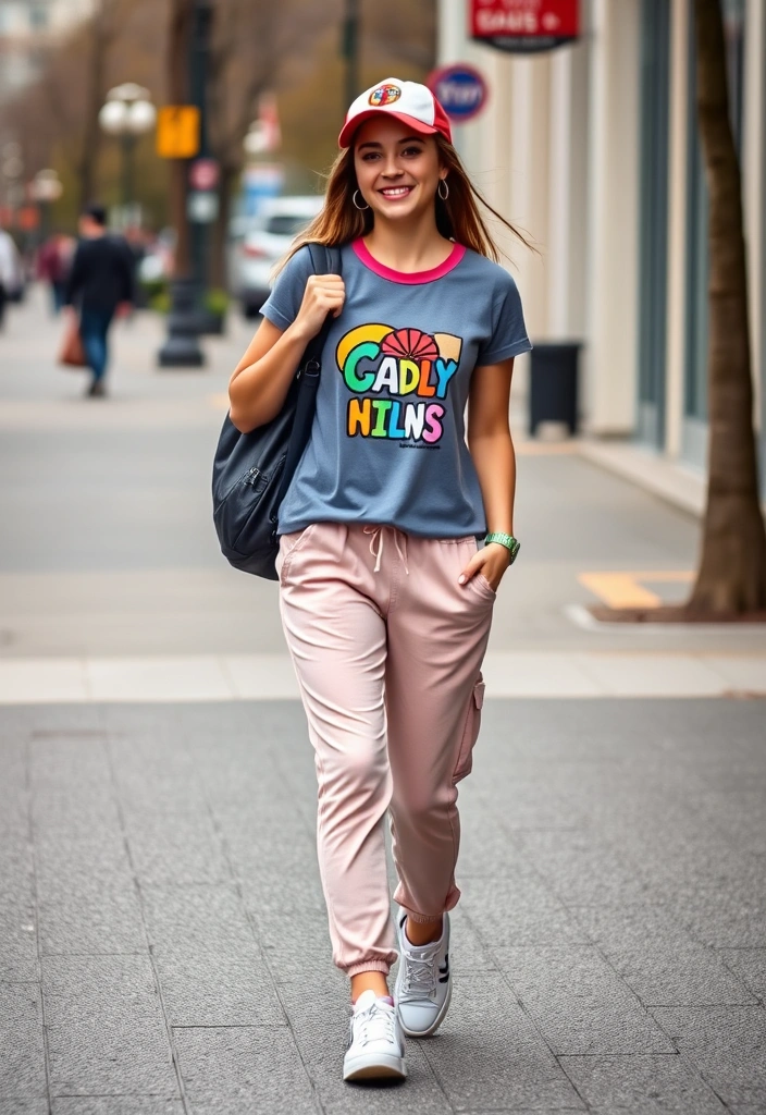 15 Casual Outfit Ideas That Will Make You the Queen of Comfort (You Won't Believe #8!) - 3. Graphic Tee and Joggers