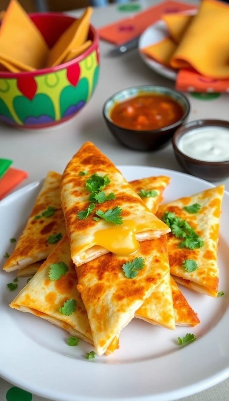 19 Quick and Easy Dinner Recipes with Ground Beef That Will Save Your Evenings! - 2. Cheesy Beef Quesadillas