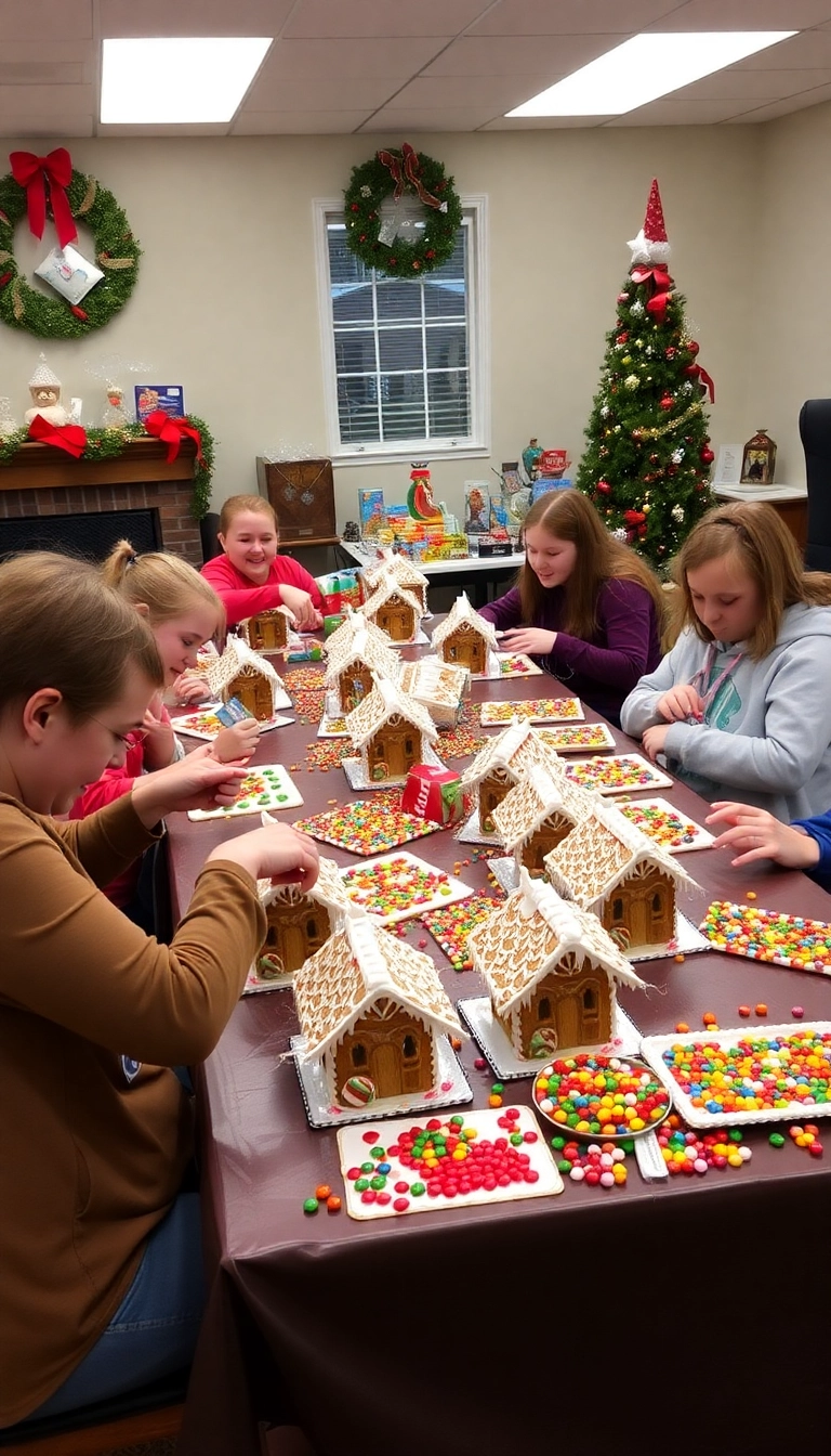 21 Friendsmas Party Ideas That Will Make You the Ultimate Holiday Host (You Won't Believe #14!) - 17. Gingerbread House Competition