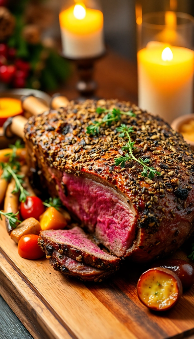 20 Delicious Christmas Eve Dinner Ideas to Impress Your Guests (You Won't Believe #12!) - 1. Herb-Crusted Prime Rib