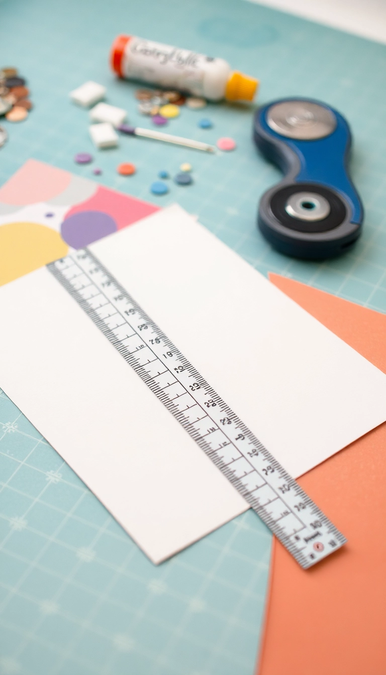 30 Genius Crafting Hacks That Will Change the Way You Create (Tip #15 Will Blow Your Mind!) - 8. Use a Ruler for Perfectly Measured Cuts